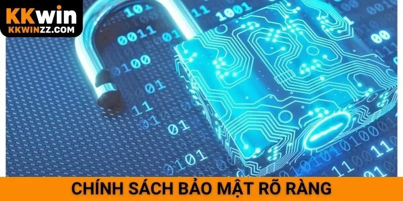Chính sách bảo mật rõ ràng